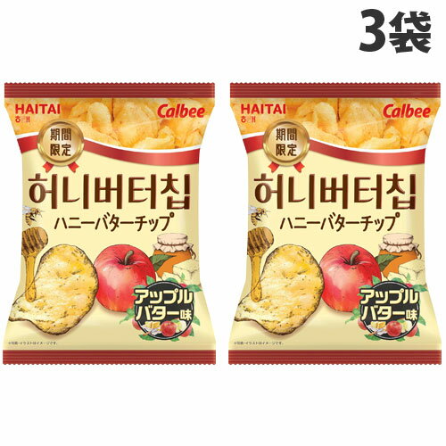『賞味期限：24.09.30』カルビー ハニーバターチップ アップルバター 100g×3袋のサムネイル