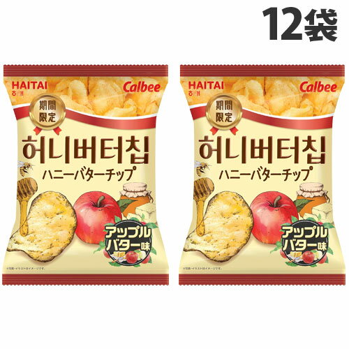 『賞味期限：24.09.30』カルビー ハニーバターチップ アップルバター 100g×12袋のサムネイル