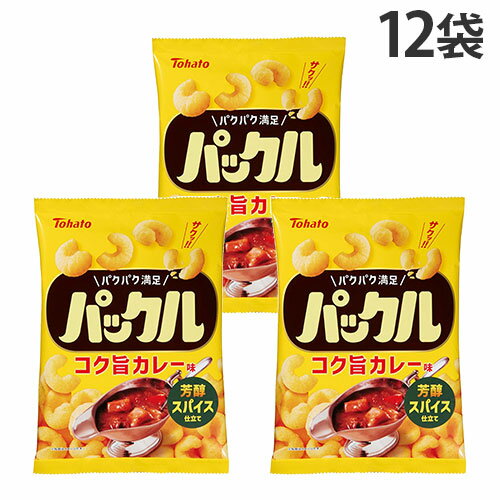 『賞味期限：26.01.30』パックル コク旨カレー味 東ハト 57g 12袋