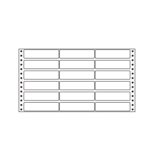 ラベルシール MX13V タックシール (連続ラベル) レギュラータイプ 500折×2【代引不可】【送料無料（一部地域除く）】(3)