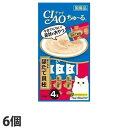 『おひとり様1セット限り』いなば CIAO チャオ ちゅ~る まぐろ・ほたて貝柱 (14g×4本)×6個 SC-77 国産