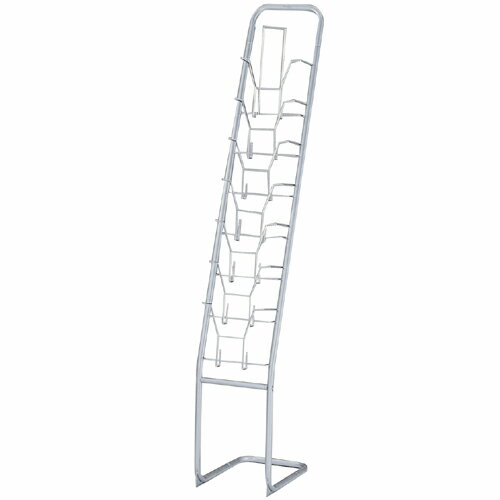 【取寄品】 林製作所 パンフレットスタンド YS-7 1列7段【送料無料（一部地域除く）】