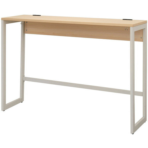 『ポイント5倍』 R・Fヤマカワ リスム ハイデスク W1500×D450×H1050mm ナチュラル×ホワイト脚 RFFHD-15..