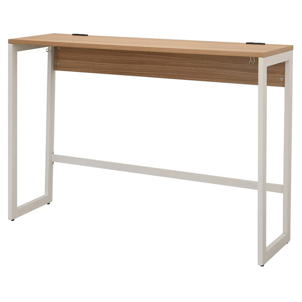 『ポイント5倍』 R・Fヤマカワ リスム ハイデスク W1500×D450×H1050mm ウォルナット×ホワイト脚 RFFHD-..