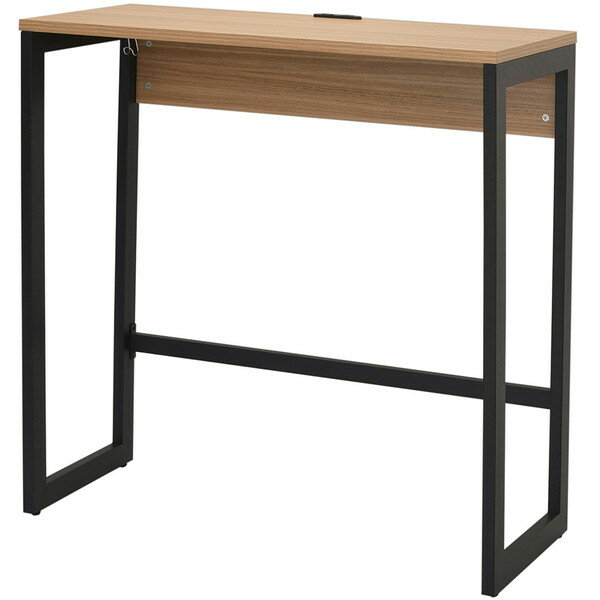 『ポイント5倍』 R・Fヤマカワ リスム ハイデスク W1000×D450×H1050mm ウォルナット×ブラック脚 RFFHD-..