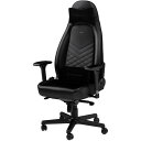 noblechairs ゲーミングチェア ICON ブラック NBL-ICN-PU-BLA-SGL 『日時指定不可』『代引不可』『送料無料（一部地域除く）』