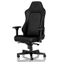 noblechairs ゲーミングチェア HERO Black Edition NBL-HRO-PU-BED-SGL [ テレワーク 在宅 海外 高級 ブラックエディション ] 『日時指定不可』『代引不可』『送料無料（一部地域除く）』