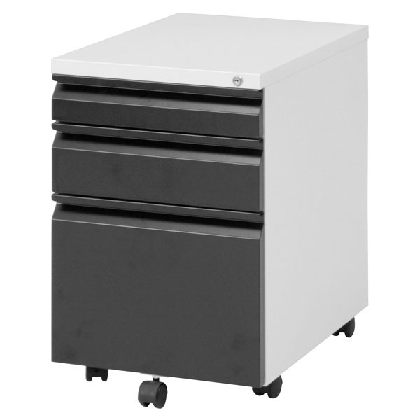 不二貿易 インキャビネット ルイン ブラック KHL-355BK 収納家具 収納 キャビネット デスク 書類 小物 整理 鍵付『代引不可』『送料無料（一部地域除く）』