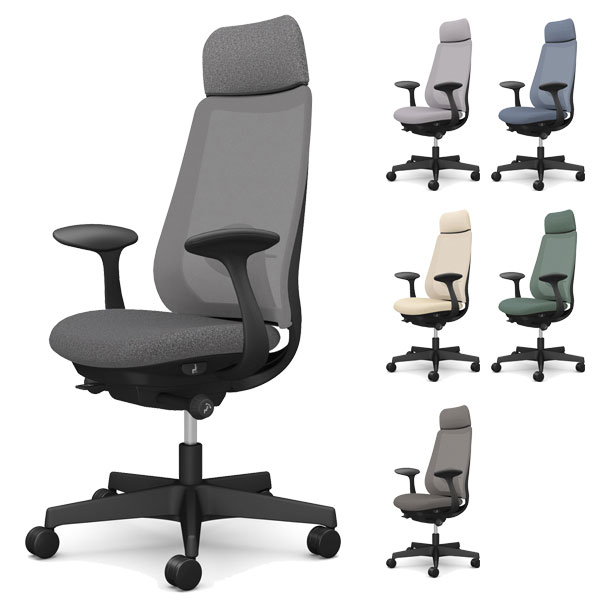 『期間限定ポイント10倍』オカムラ チェア ポータム エクストラスタンダードバック ブラックフレーム 背メッシュ ランバーサポート有 固定肘 ナイロンキャスター インターロック CF25XS F1K『代引不可』『送料無料（一部地域除く）』