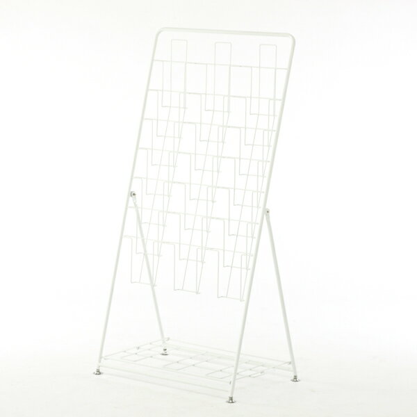 『ポイント5倍』 R・Fヤマカワ パンフレットスタンド 7段 トリプル ホワイト RFPFS-TRWH 【代引不可】..