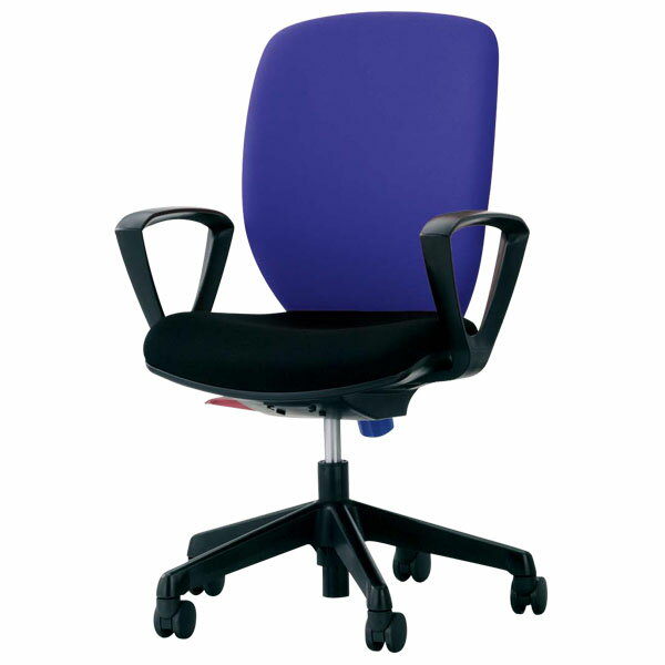 ライオン事務器 オフィスチェアー(シルフィード) W580×D546×H895〜1005(SH410〜520)mm No.1276F[ テレワーク 在宅勤務 在宅ワーク リモートワーク 自宅勤務 在宅 SOHO スマートオフィス ホームオフィス ]『代引不可』 [2]