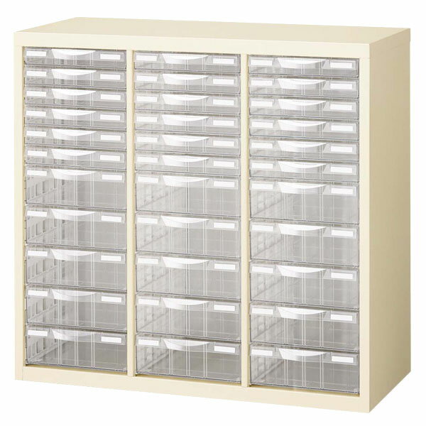 生興 A4判整理ケース 書庫内収納型 プラスチック引出し W777×D340×H750 A4G-P311C『代引不可』『送料無..