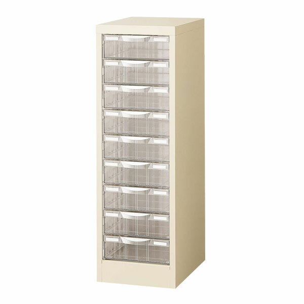 生興 A4判整理ケース A4判床置型 プラスチック引出し W277×D400×H880 A4G-P109L『代引不可』『送料無料（一部地域除く）』