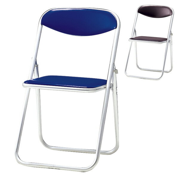 『ポイント5倍』 サンケイ 折りたたみ椅子 パイプイス アルミ脚 アルマイト仕上げ ビニールシート張り ..