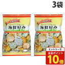 【エントリーでポイント10倍】JCC お買得気分 海鮮好み 38g×3袋 お菓子 ミックススナック やみつき 薄焼 えびせん 海苔