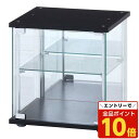 【エントリーでポイント10倍】不二貿易 ガラスコレクションボックス 背面ミラー ブラック TMG-G165 BK ディスプレイ ガラスケース ガラス製 ボックス...