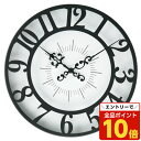【エントリーでポイント10倍】掛け時計 GISEL -ジゼル- ブラック CL-4960BK【送料無料(一部地域除く)】