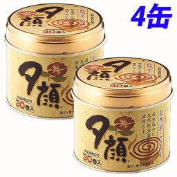 蚊取り線香 夕顔 30巻入×4缶