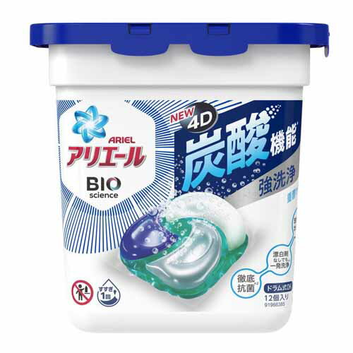P＆G アリエール バイオサイエンス ジェルボール4D 本体 12個入 洗濯洗剤 液体洗剤 衣類洗剤 衣類用 抗菌 除菌 濃縮コンパクトのサムネイル