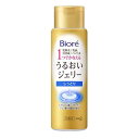 洗顔後の「化粧水」「乳液」「美容液」「パック」がこれ1本で完了。1本4役の化粧水です。【製品特長】・なじませる感触が、するんっと変わる！これが浸透＆パック完了のサイン！ベタつかず心地よい使用感です。・翌朝までキメふっくらもちもち肌が長続き！・ヒアルロン酸・コラーゲン・アミノ酸(保湿成分)配合。・無香料・無着色。・アレルギーテスト済み(すべての方にアレルギーが起こらないというわけではありません。)【使用方法】・洗顔後、適量を手にとり、顔全体になじませます。【注意事項】・傷、はれもの、湿疹等の異常のあるところには使わない。・肌に異常が生じていないかよく確認して使う。・肌に合わないとき、使用中に赤み、はれ、かゆみ、刺激、色抜け(白斑等)や黒ずみ等の異常が出たとき、直射日光があたって同様の異常が出た時は使用を中止し、皮膚科医へ相談する。使い続けると症状が悪化することがある。・目に入らないよう注意し、入った時は、すぐに充分洗い流す。・子供や認知症の方などの誤飲等を防ぐため置き場所に注意する。■商品詳細メーカー名：花王シリーズ名：ビオレ内容量：180ml成分：水、グリセリン、エタノール、BG、DPG、ジメチコン、セタノール、ヒアルロン酸Na、水溶性コラーゲン、アルギニン、ベタイン、キシリトール、セチルPGヒドロキシエチルパルミタミド、ステアロイルグルタミン酸、ジステアリン酸ソルビタン、ベヘン酸グリセリル、(アクリレーツ/アクリル酸アルキル(C10-30))クロスポリマー、EDTA-2Na、水酸化K、メチルパラベン購入単位：1個配送種別：在庫品※リニューアルに伴いパッケージや商品名等が予告なく変更される場合がございますが、予めご了承ください。※モニターの発色具合により色合いが異なる場合がございます。【検索用キーワード】4901301287656 SK7413 花王 ビオレ うるおいジェリー しっとり 本体180ml 日用品 生活 生活用品 生活雑貨 消耗品 消耗用品 Kao KAO Biore BIORE biore スキンケア 化粧水 乳液 美容液 パック オールインワン オールインワンジェリー オールインワン化粧水 しっとりタイプ しっとり化粧水 潤う 乾燥 保湿 4in1