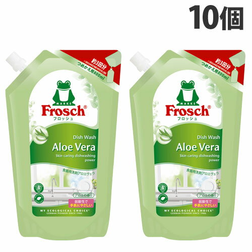 旭化成ホームプロダクツ フロッシュ アロエヴェラの香り 詰替用 800ml×10個 食器用洗剤 キッチン用品 ..