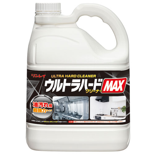 楽天ドラッグスーパー　aludeリンレイ ウルトラハードクリーナーMAX 油汚れ用 4L キッチン用 台所用 油汚れ用洗浄剤 洗剤 油汚れ 掃除 清掃『送料無料（一部地域除く）』