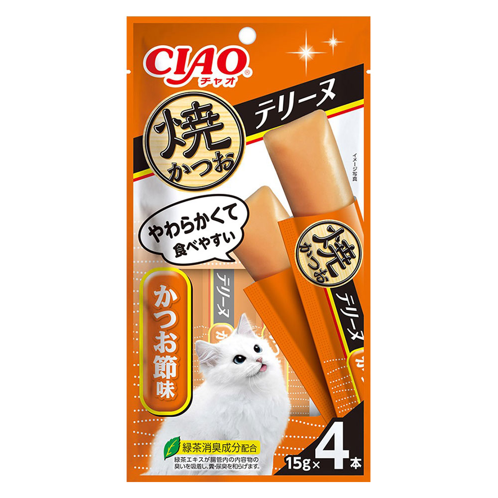 『ポイント10倍』焼かつお テリーヌ かつお節味 15g 4本入 いなば