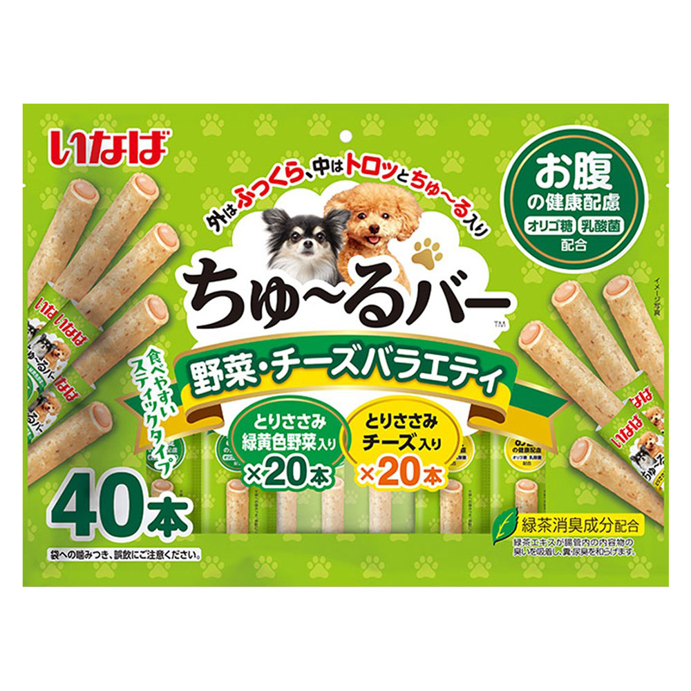 ちゅ~るバー 野菜・チーズバラエティ お腹の健康配慮( 入)