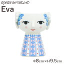 Bjorn Wiinblad ビヨン・ヴィンブラッド Eva エヴァ キャンドルホルダー 9.5cm ブルー キャンドル ロウソク ろうそく 小物入れ 小物 雑...