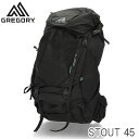 GREGORY グレゴリー バックパック STOUT スタウト 45 45L フォレストブラック 149379A266 リュック リュックサック バッグ カバン...