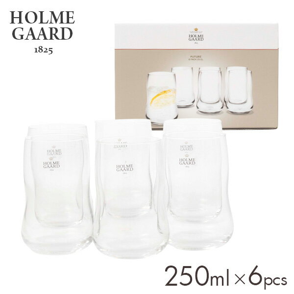 ホルムガード グラス タンブラー 250ml 6個セット コップ 食器 おしゃれ ギフト ガラス フューチャー ホルムガード Holmegaard