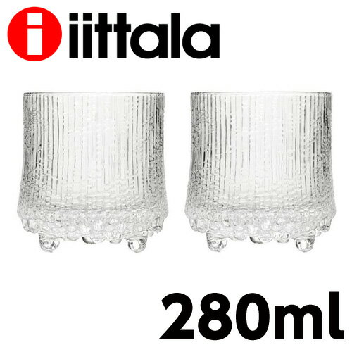 iittala イッタラ Ultima Thule ウルティマツーレ オールドファッション L 280ml グラス クリア 2個セット 送料無料 一部地域除く 
