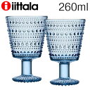 iittala イッタラ Kastehelmi カステヘルミ ユニバーサルグラス 260ml アクア 2個セット『送料無料（一部地域除く）』