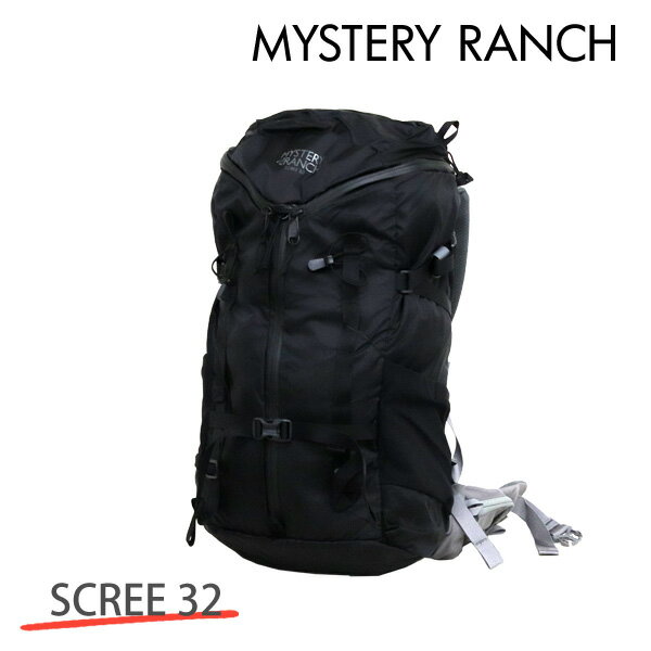 MYSTERY RANCH ミステリーランチ SCREE 32 MEN S スクリー メンズ S/M 32L BLACK ブラック バックパック デイパック 送料無料 一部地域除く 