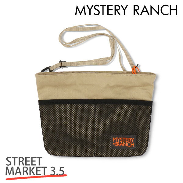 楽天ドラッグスーパー　aludeMYSTERY RANCH ミステリーランチ ショルダーバック STREET MARKET 3.5 ストリートマーケット 3.5L HUMMUS ハムス 斜めがけ 斜め掛け バッグ『送料無料（一部地域除く）』