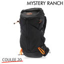 MYSTERY RANCH ミステリーランチ バックパック COULEE 20 MEN'S クーリー メンズ S/M 20L BLACK ブラック デイパック『送料無料（一部地域除く）』