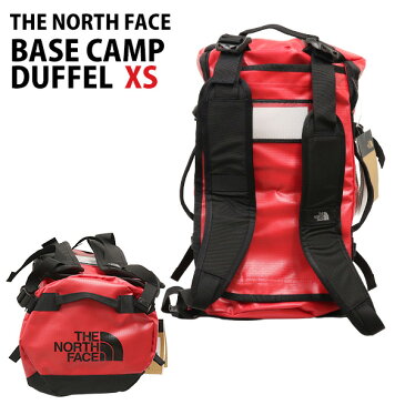 THE NORTH FACE ザ・ノースフェイス BASE CAMP DUFFEL XS ベースキャンプ ダッフル 31L レッド×ブラック バックパック ダッフルバッグ リュック『送料無料（一部地域除く）』