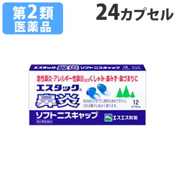 【第2類医薬品】エスタック鼻炎ソフトニスキャップ 24カプセル