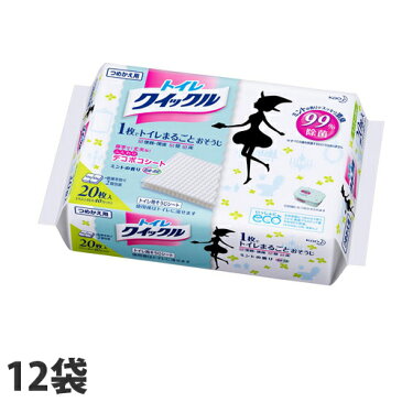 花王 トイレクイックル 詰替用ジャンボパック 20枚入り×12袋【送料無料（一部地域除く）】