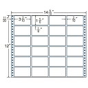 ラベルシール 東洋印刷 MX14G タックシール (連続ラベル) レギュラータイプ 500折【代引不可】【送料無料（一部地域除く）】