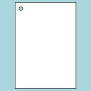 レーザープリンター用帳票用紙 A4 1面 1穴 1000枚 KN0100 OA用紙 オフィス用品 パソコン 帳票用紙 汎用品 無地 穴有り(2)