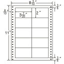 ラベルシール L8L タックシール (連続ラベル) 耐熱タイプ 500折【代引不可】【送料無料（一部地域除く）】