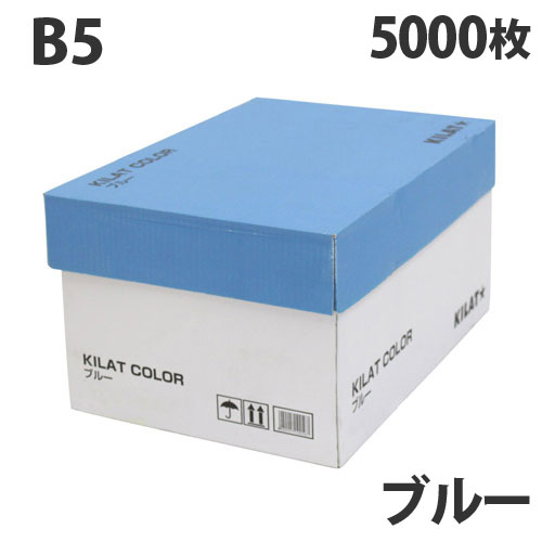 B5 Size Paper - カラーコピー用紙 ブルー B5 5000枚【送料無料（一部地域除く）】