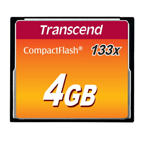 トランセンド(Transcend) コンパクトフラッシュカード 133x 4GB 永久保証 TS4GCF133 トランセンド(Transcend) コンパクトフラッシュカード 133x 4GB 永久保証 TS4GCF133