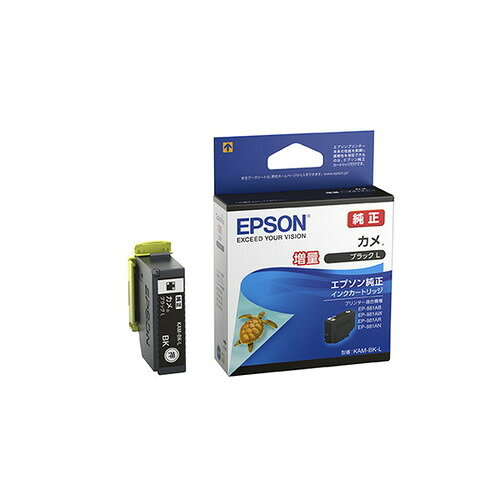 樂天商城 - EPSON 純正インク KAM-BK-L ブラック カメシリーズ カメシリーズ 増量タイプ