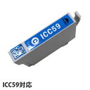 互換インク エコパック ICC59対応 シアン EPSON対応 互換品 インクカートリッジ