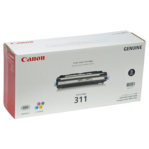 CRG-311 ブラック 純正品 Canon キヤノン【代引不可】【送料無料（一部地域除く）】 1