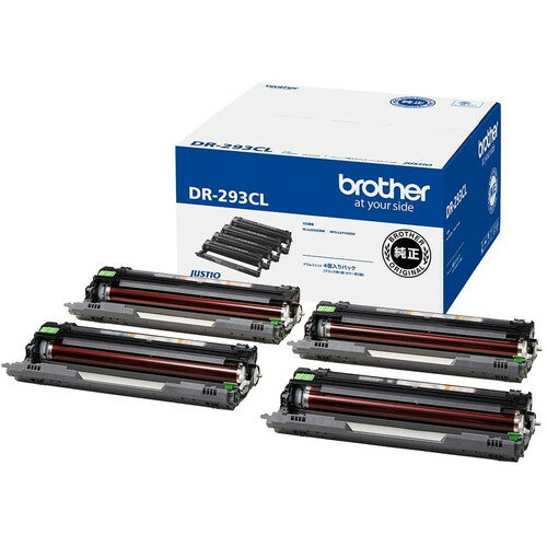 樂天商城 - BROTHER ドラムユニット DR-293CL 4本パック 純正品 18000枚『代引不可』『送料無料（一部地域除く）』