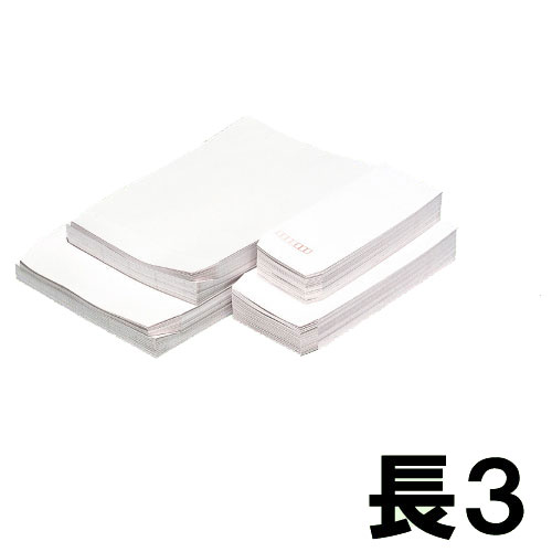 ホワイト封筒でイメージアップ！■商品詳細サイズ：235×120mm 長3カラー：ホワイト内容量：1000枚購入単位：1箱（1000枚）配送種別：在庫品【検索用キーワード】文具 事務用品 封筒 カラー封筒 ぎょうむようほわいとふうとう 80gちょう3ゆうびんわくづけ 1000まい b03836 9H0418 アルデ　ノーブランド　封筒 レター カラー封筒 長3 長3形