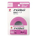NICHIBAN ナイスタック 再生紙はがせるタイプ小巻 15mm×5m